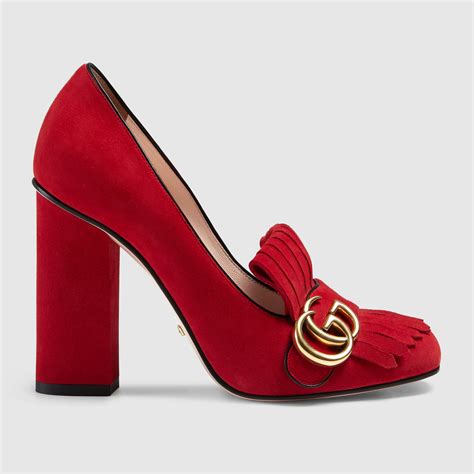 gucci suede pumps|gucci pumps for sale.